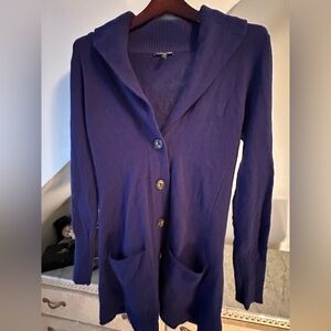 Eileen Fisher Purple Cardigan Sweater